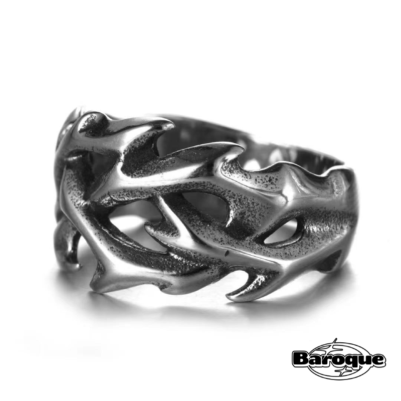 HOLLOW OUT CROWN RING