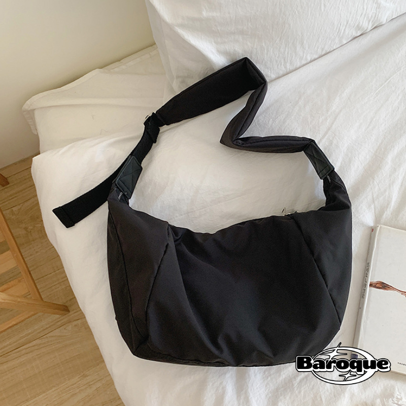 Black Nylon Summer Bag