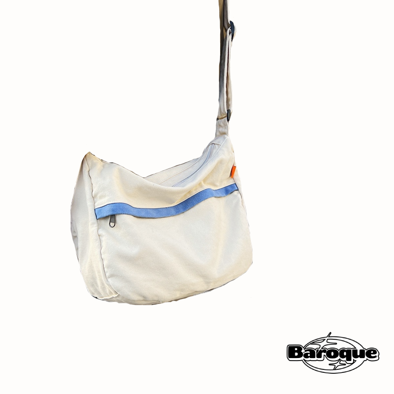 Beige Vintage Crossbody Bag