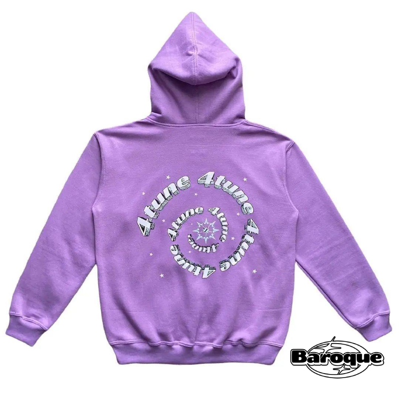 Purple 4TUNE Zip Up Hoodie
