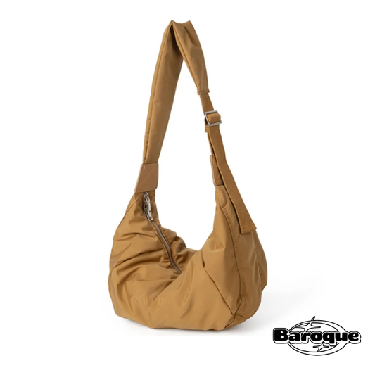 BROWN NYLON SUMMER BAG