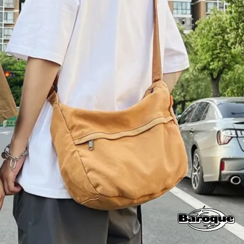 Brown Vintage Crossbody Bag
