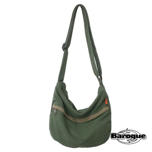 GREEN VINTAGE CROSSBODY BAG