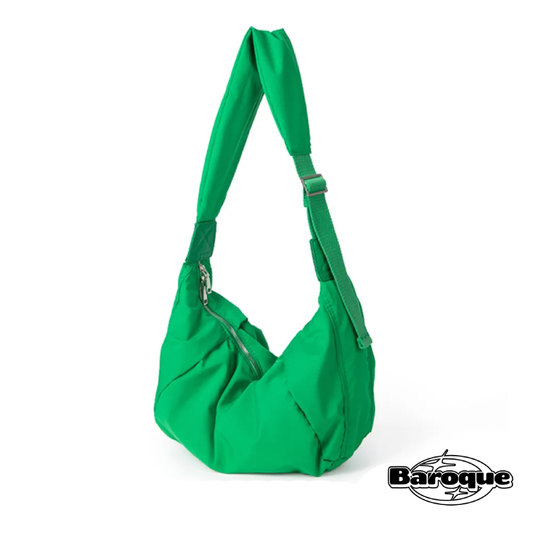 GREEN NYLON SUMMER BAG