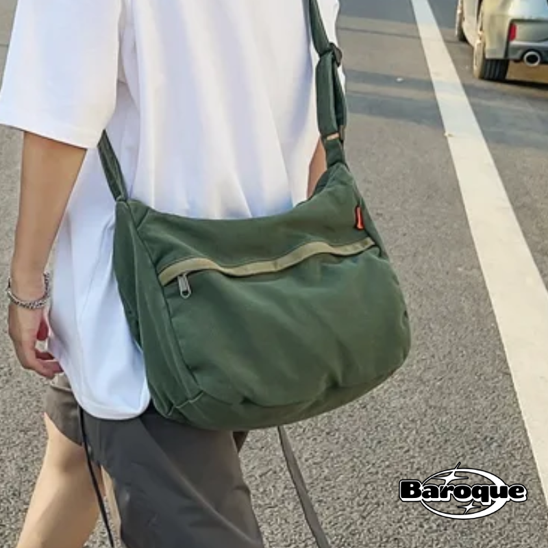 Green Vintage Crossbody Bag