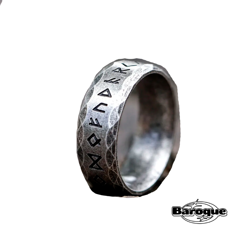 Odin Rune Steel Ring